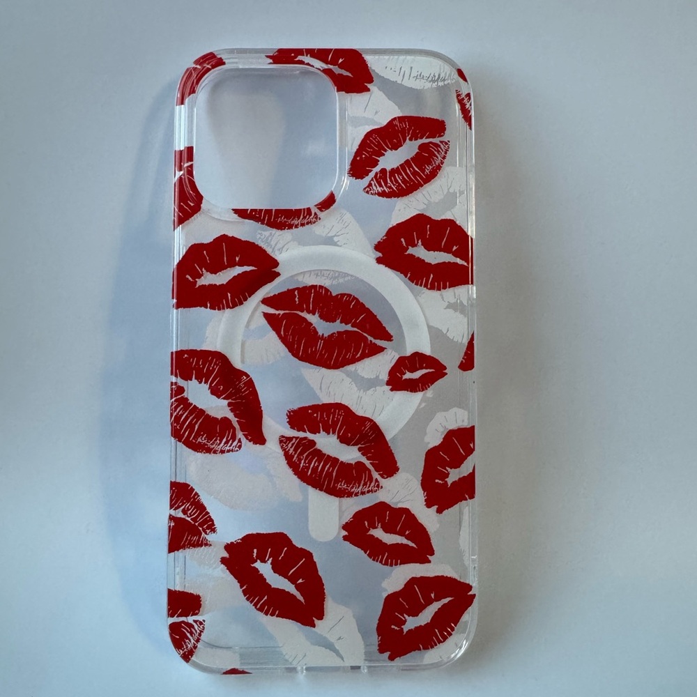 Red Lip Print Phone Case
